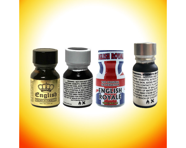 English Premium Gold, English White, English Royale & English Platinum Labels