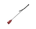 Leather Riding Crop Burgunday/Black