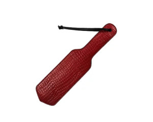 Leather Paddle Burgunday /Black