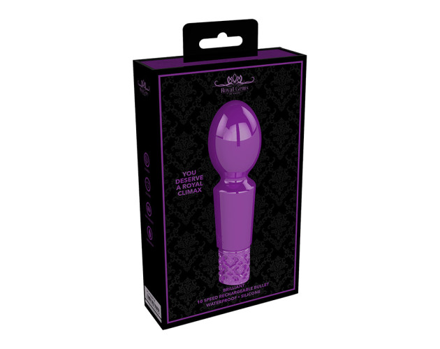 Royal Gems Brilliant Wand Bullet Purple