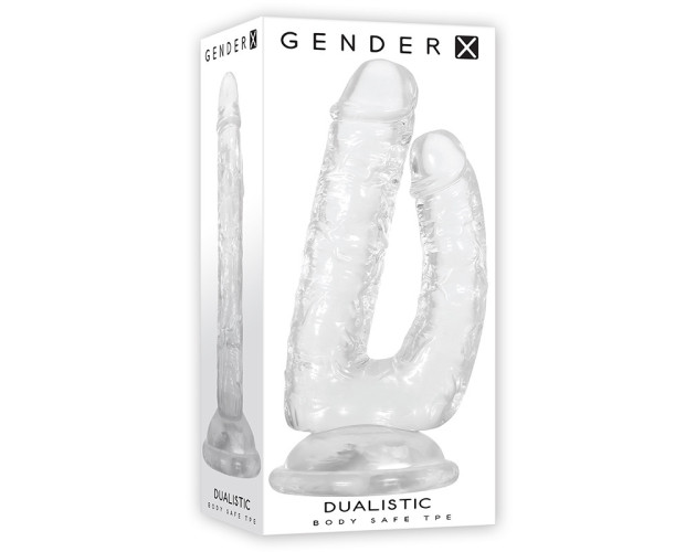 GX Dualistic DoubleDildoWSuctionCup Clr