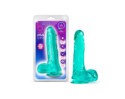 B Yours Plus Ram n Jam 8in Dildo Teal