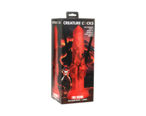 Creature Cocks Fire Hound Sili Dildo L