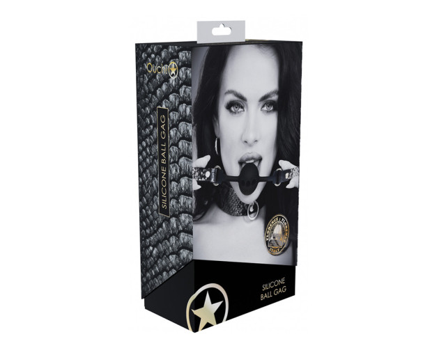 Ouch Florence Collection SiliBallGag Blk