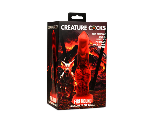 Creature Cocks Fire Hound Sili Dildo S