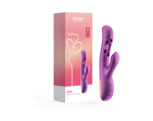 HPB Gem Twin Balls Rabbit Purple