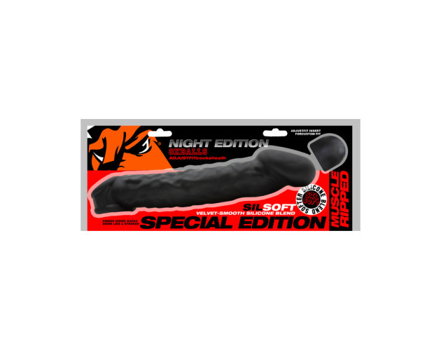 Oxballs Muscle Rib Velv Sheath SE Night