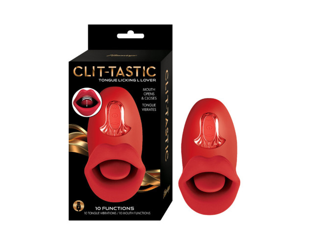 Clit-Tastic Tongue Licking Lover Red