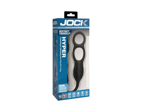 JOCK Silicone Vibrat Plug w/C&B Ring RC