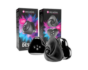 Mystim Heart's Desire eStim Vibrator Blk