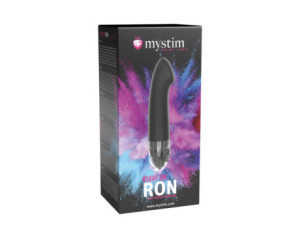 Mystim Right on Ron E-Stim Vibrator Blk