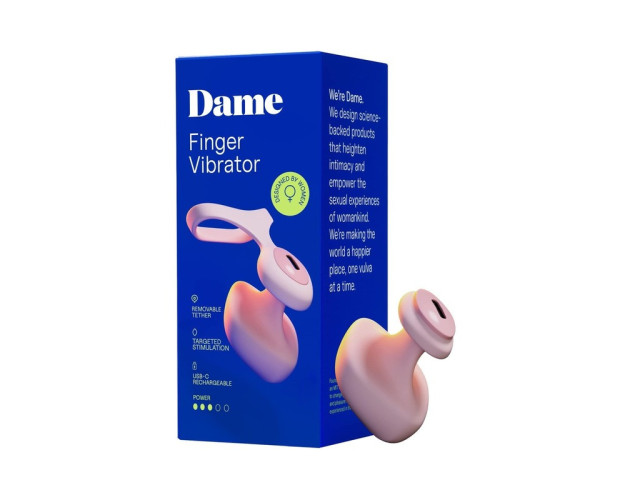 Dame Fin 2.0 Finger Vibrator Quartz