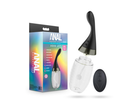 Anal Adventures Platinum Aqua Jet Black
