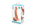 b-Vibe Slipskin Dildo 8in Curved Mocha