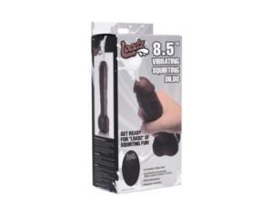 Loadz 8.5 in. Squirting Dildo Dark