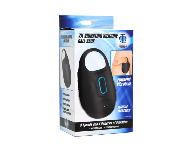 Trinity Men 7X Vibrating Sili Ball Sack