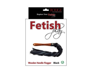 Rouge Fetish Play Vegan Wood Hand Flo BK