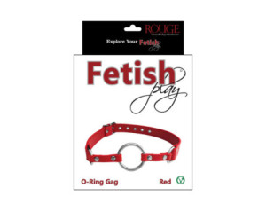 Rouge Fetish Play Vegan O-Ring Gag Red