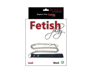 Rouge Fetish Play Vegan Leash Black