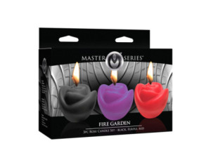 Master Series Fire Garden 3pc Rose Cand
