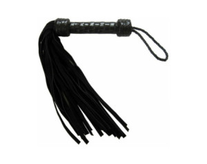 Short Suede Flogger Black