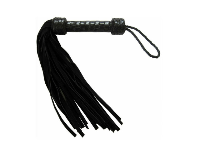 Short Suede Flogger Black