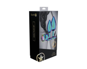 Ouch! Venice Metal Anal Plug Set Irid