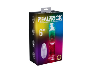 RealRock Wireless RC Vib 6in Clear