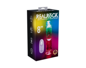 RealRock Wireless RC Vib 8in Clear