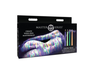Master Series Glow Wax UV Drip Cand 4pc