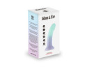 A&E Ombre Curve Liquid Silicone Dildo
