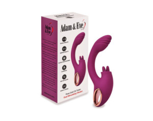 A&E Rose Gold Clit Tickler Dual Stim Vib