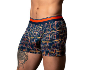 MP Soo Cumfy Boxer Brief Navy/Orange XL