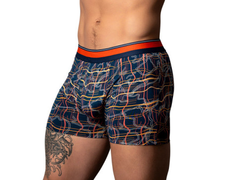 MP Soo Cumfy Boxer Brief Navy/Orange XL