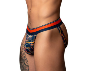 MP Soo Cumfy Jock Navy/Orange LXL