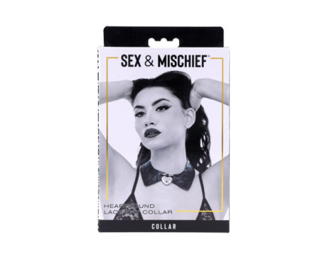 SS S&M Heartbound Lace Day Collar