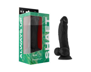 Shaft Model N 9.5in Silicone w/Balls Blk