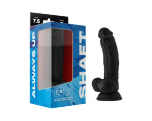 Shaft Model C 7.5in Dong w/Balls Black