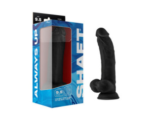 Shaft Model C 9.5in Silicone w/Balls Blk