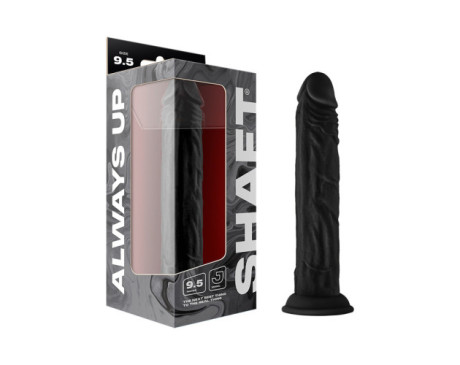 Shaft Model J 9.5in Silicone Dong Black