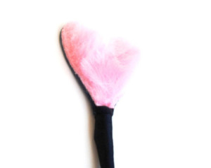 Fluffy Heart Crop (Pink)