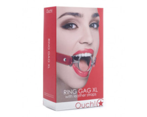 Ouch! Ring Gag XL - Red