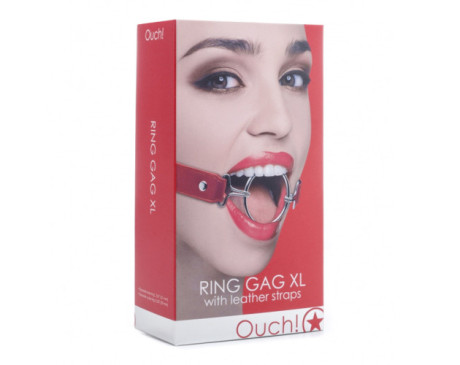 Ouch! Ring Gag XL - Red