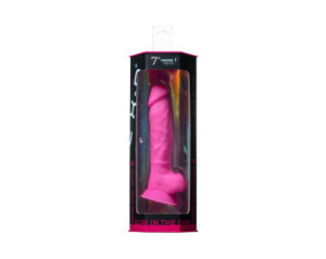 SILEX-D Model 1 Dildo 7in GITD Pink