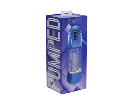 PUMPED SonicPull Masturbator MetalBlue