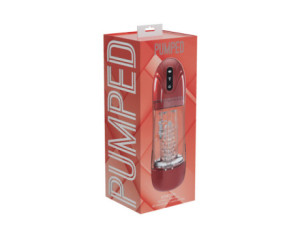 PUMPED SonicPull Masturbator MetalRed