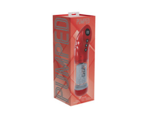 PUMPED StrokeMate Masturbator MetalRed