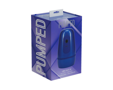 PUMPED Vibrobator Masturbator MetalBlue