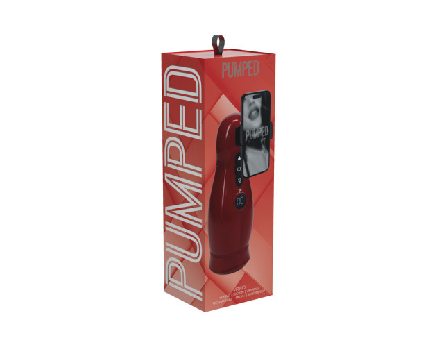 PUMPED Virtuo Masturbator Metallic Red