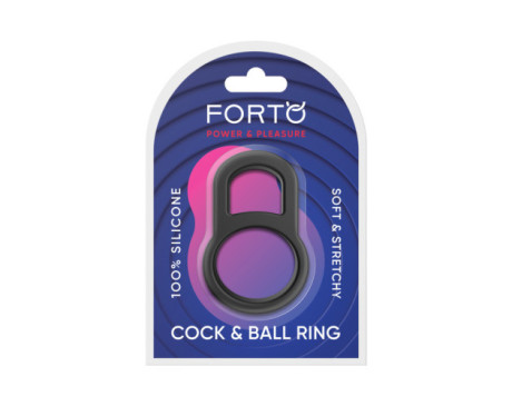 Forto F-41: Lock Cock & Ball Ring Black
